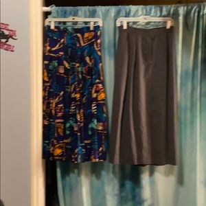 Two vintage skirts